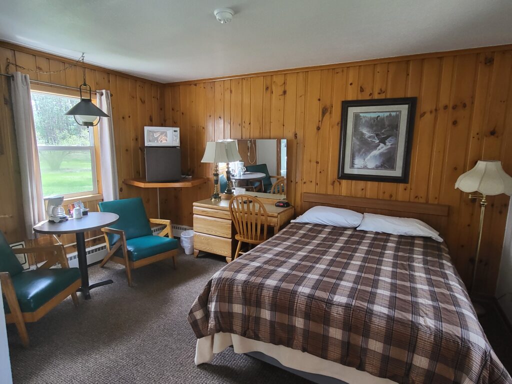 Pine Wood Motel Room